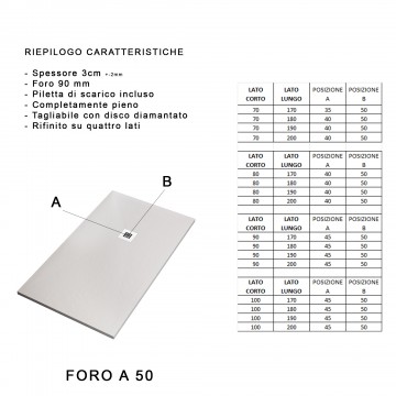 Piatto doccia marmoresina cemento K4