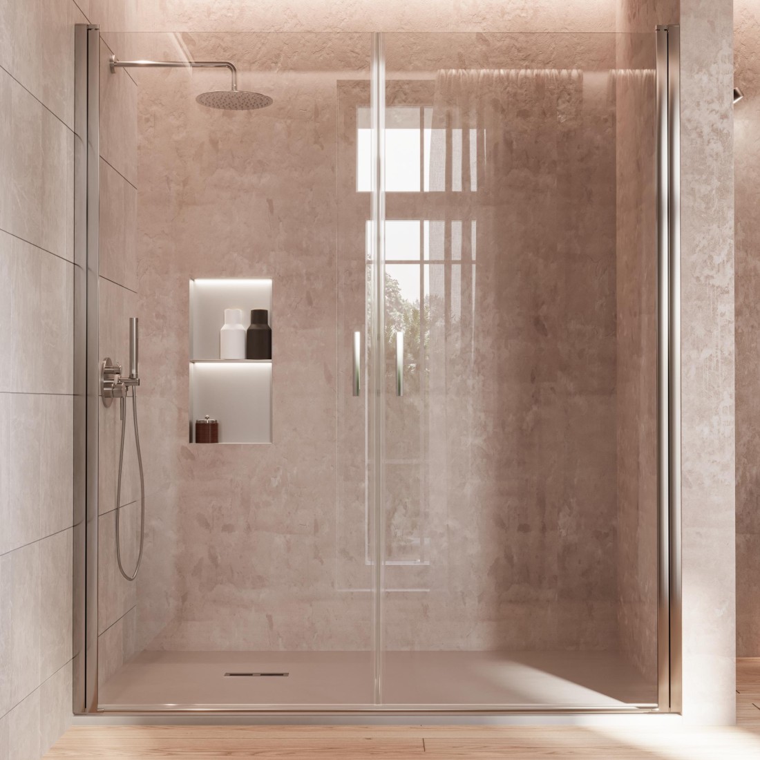 Doppia Porta doccia ANDALO DUO LINE