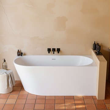 Vasca moderna ad angolo Eva destra