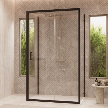 Box doccia Nube Trio Nera