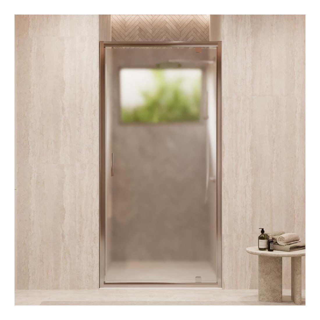 Porta doccia Nube Battente OPACA