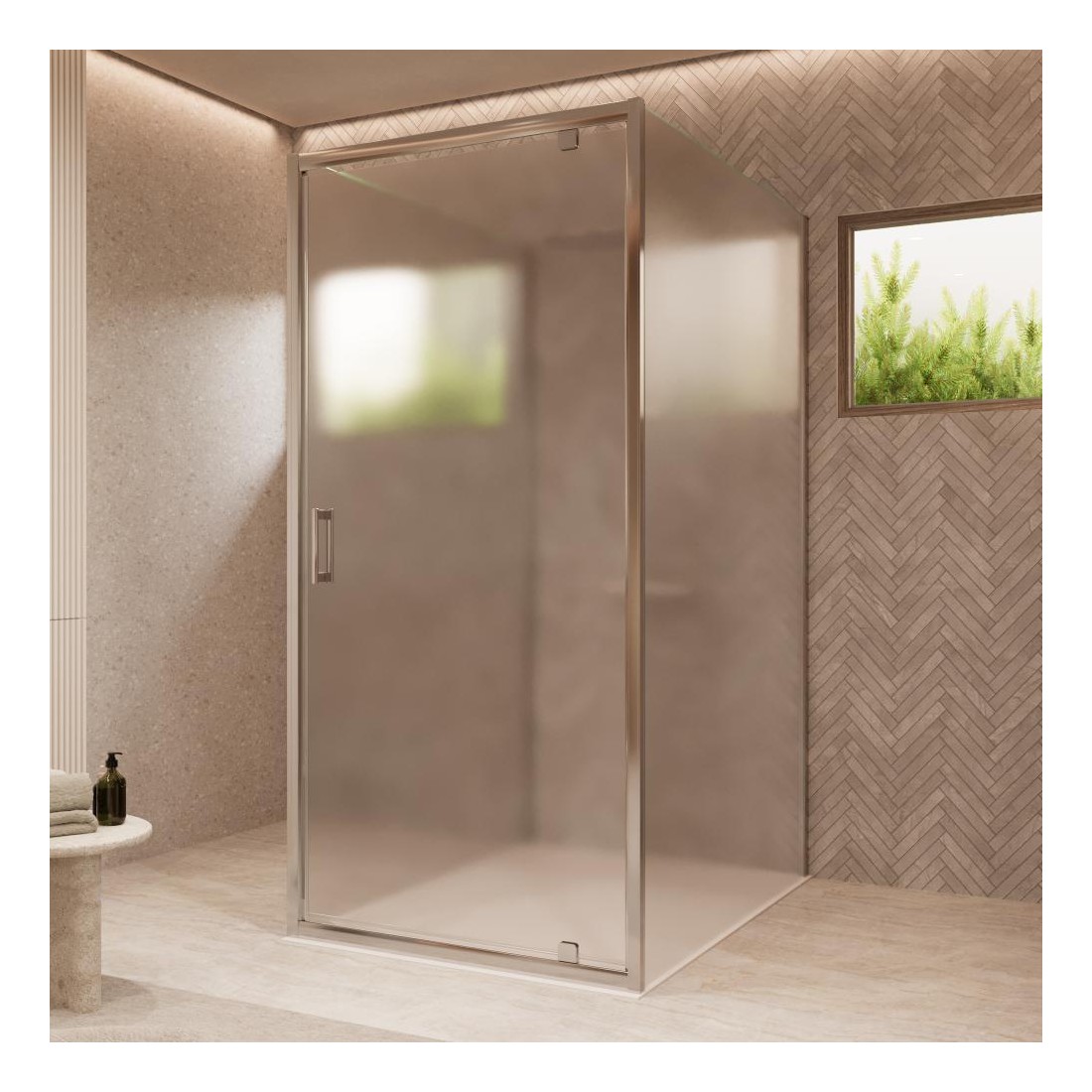 Box doccia Nube Trio Battente Opaca