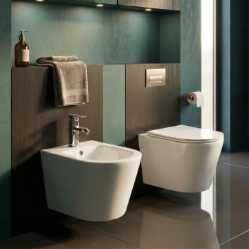 Sanitari sospesi senza brida NEW EVA