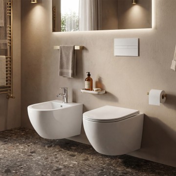 Sanitari sospesi ciclonici senza brida NEW SAME